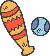 kid toy illustration on transparent background