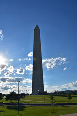 Scenic Views of Washington Monument in Washington DC