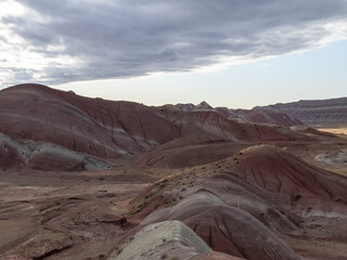 colorful hills and mystical landscapes in iran