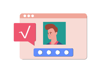 identification, verification concept