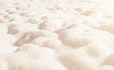 Fototapeta na wymiar Pure morning snowy background