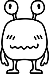 space and cosmos illustration on transparent background