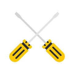 Screwdriver isolated on white background