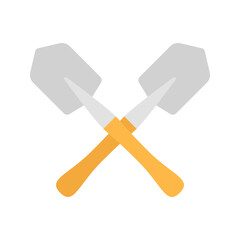 Shovel isolated on white background