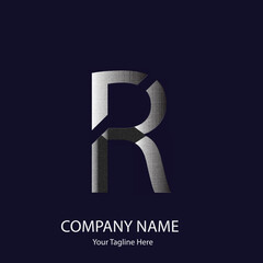 R Letter Logo Style Unique Logo Design invite Logo coast Logo villa Logo