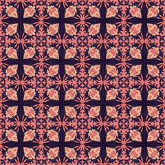 Seamless Background Nature Aboriginal Damask Pattern Art