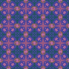 Seamless Background Nature Aboriginal Damask Pattern Art