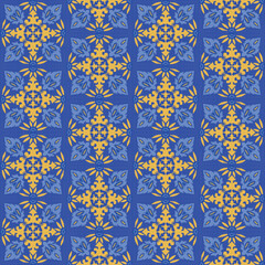Seamless Background Nature Aboriginal Damask Pattern Art