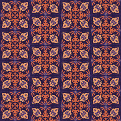 Seamless Background Nature Aboriginal Damask Pattern Art