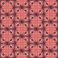 Seamless Background Nature Aboriginal Damask Pattern Art