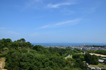 Fototapeta na wymiar 彦根城からの展望