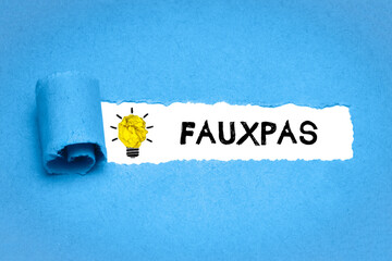 Fauxpas