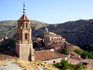 Fototapeta na wymiar Village of Albarracin in Teruel, Spain 