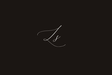 Simple and Elegant logo of letter LS for company name or initial name - Minimalist Logo