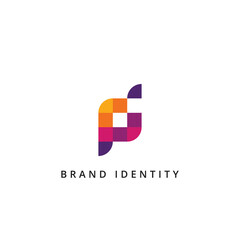 Initial Letter PI PJ PD Linked Logo Design template. - obrazy, fototapety, plakaty