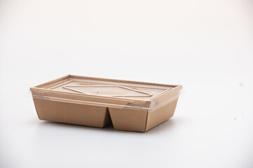 Set of Cardboard box isolated on white