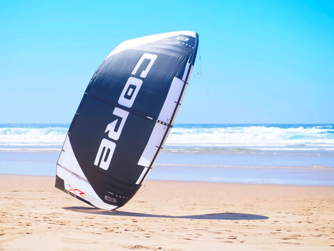 Core kite surfing umbrella 11 at the beach
