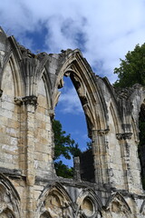 St Mary's Abbey  built in 1088.   ruins of a Benedictine monastery, York