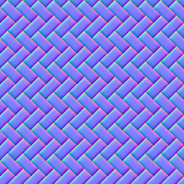 Normal map in carbon material (completely seamless pattern)