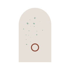 Vector modern Abstract geometric composition. Geometric design, minimalism, geometric shapes. Logo design