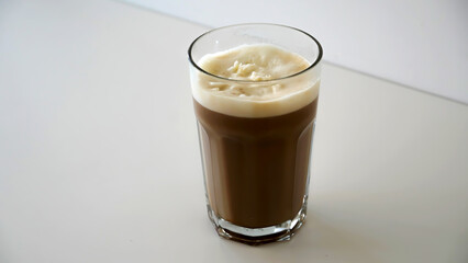 Summer Cold Drink Iced Cappuccino