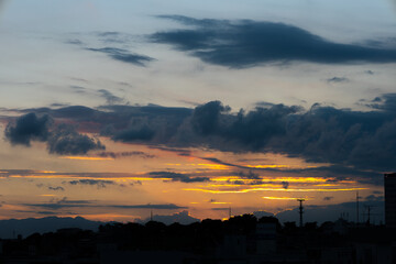 夕日
