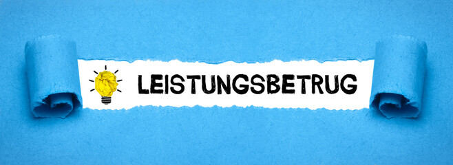 Leistungsbetrug