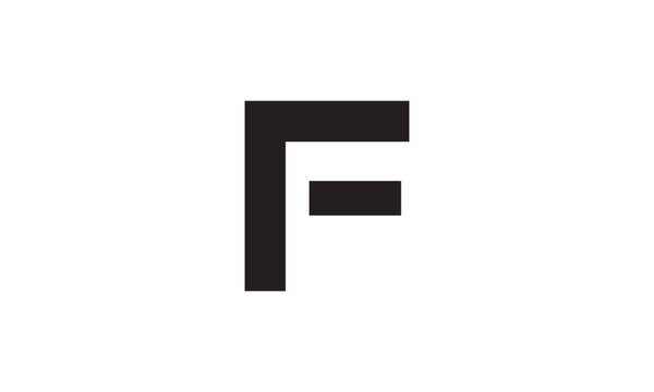 Initial letter F logo vector design