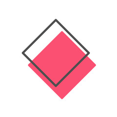 Memphis Elements. simple geometric line object structure shape