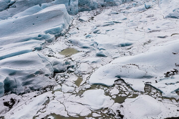 Fototapeta na wymiar Skaftafell glacier, Vatnajokull National Park in Iceland. 