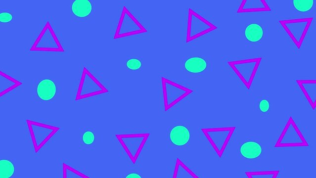 Abstract retro style 80s geometric pattern memphis background