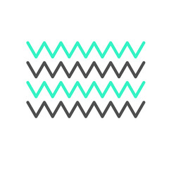 Memphis Elements. simple geometric line object structure shape