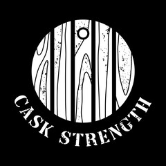 cask strength big belly t-shirt design 