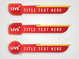 tv news bar. bar newspaper. bar social media. Television broadcast media title banner.