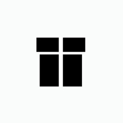 Gift Icon. Parcel Symbol - Vector, Sign for Design, Presentation, Website or Apps Elements.