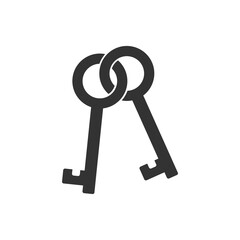 Home security icon. Home vector isolated on white background