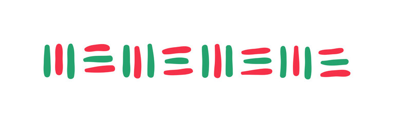 hand drawn dotted line for border decoration Underline a cute quote.