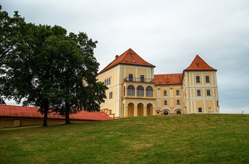Fototapeta na wymiar old castle in the park