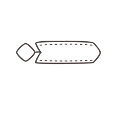 Bullet journal doodle set. hand drawn planner notebook elements