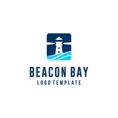 Beacon Beach Allert Logo Vector Elegan