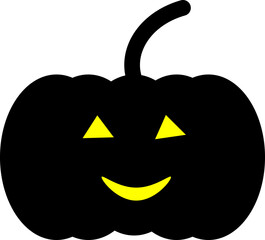 Halloween pumpkin decorations cute cartoon illustration