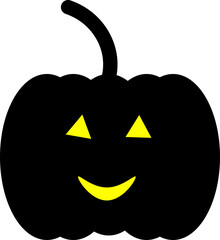 Halloween pumpkin decorations cute cartoon illustration