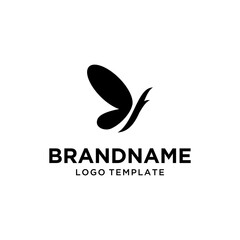 Butterfly Abstract Logo Vector Elegant