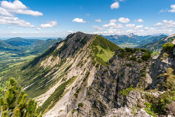 Climbing the Edelrid Via Ferrata near Oberjoch Bad Hindelang in the Allgau Mountains