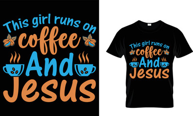 Coffee T-shirt Design Template