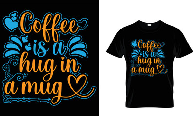 Coffee T-shirt Design Template