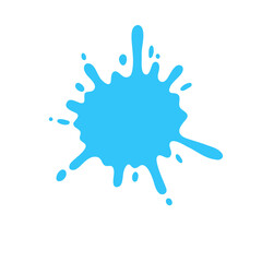 Vector water droplets splash. Concept of reducing water use on World Water Day