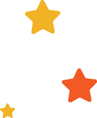 cute colorful star decoration