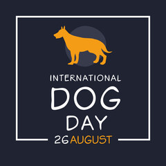 International Dog Day, held on 26 August.
