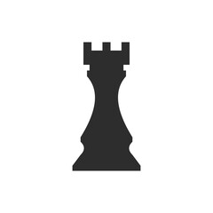 Chess Game Logo Design Vector Template. Chess Logo Type Symbol